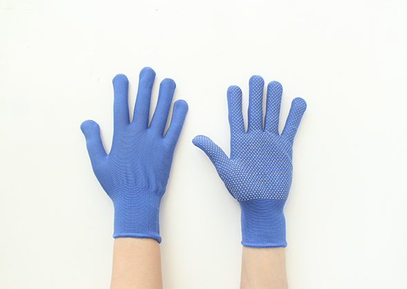 蓝纱十三针尼龙点珠