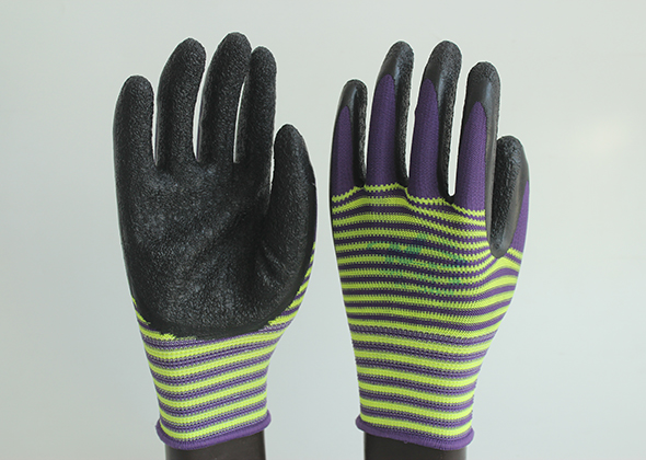 389十三针尼龙皱纹紫双色