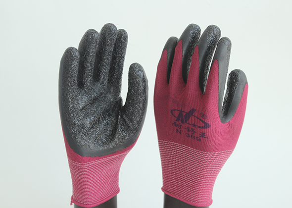 389十三针尼龙皱纹酒红