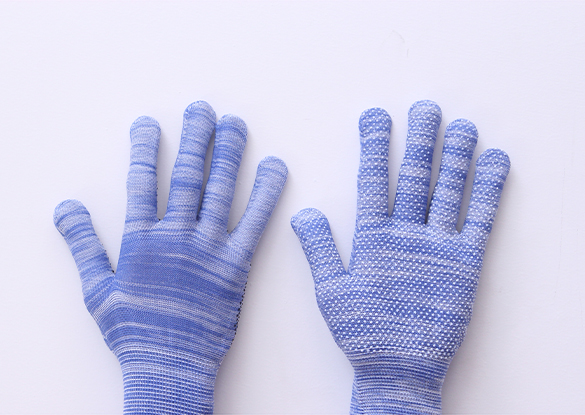 条纹尼龙点珠蓝